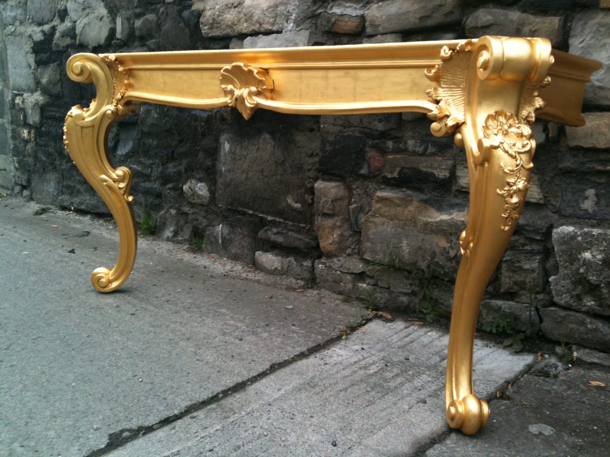Gilded Console Table